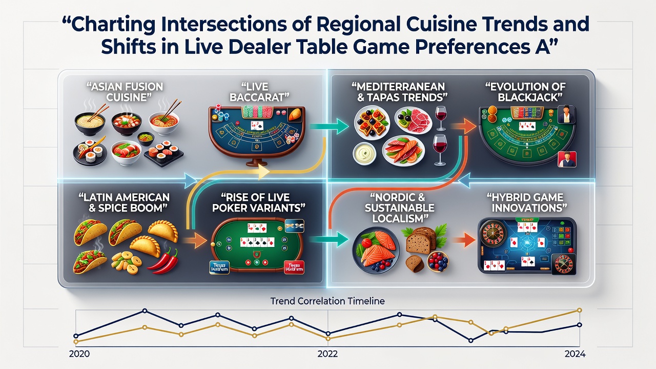 Live dealer table game area adjacent to resort restaurant in Southeast Asia