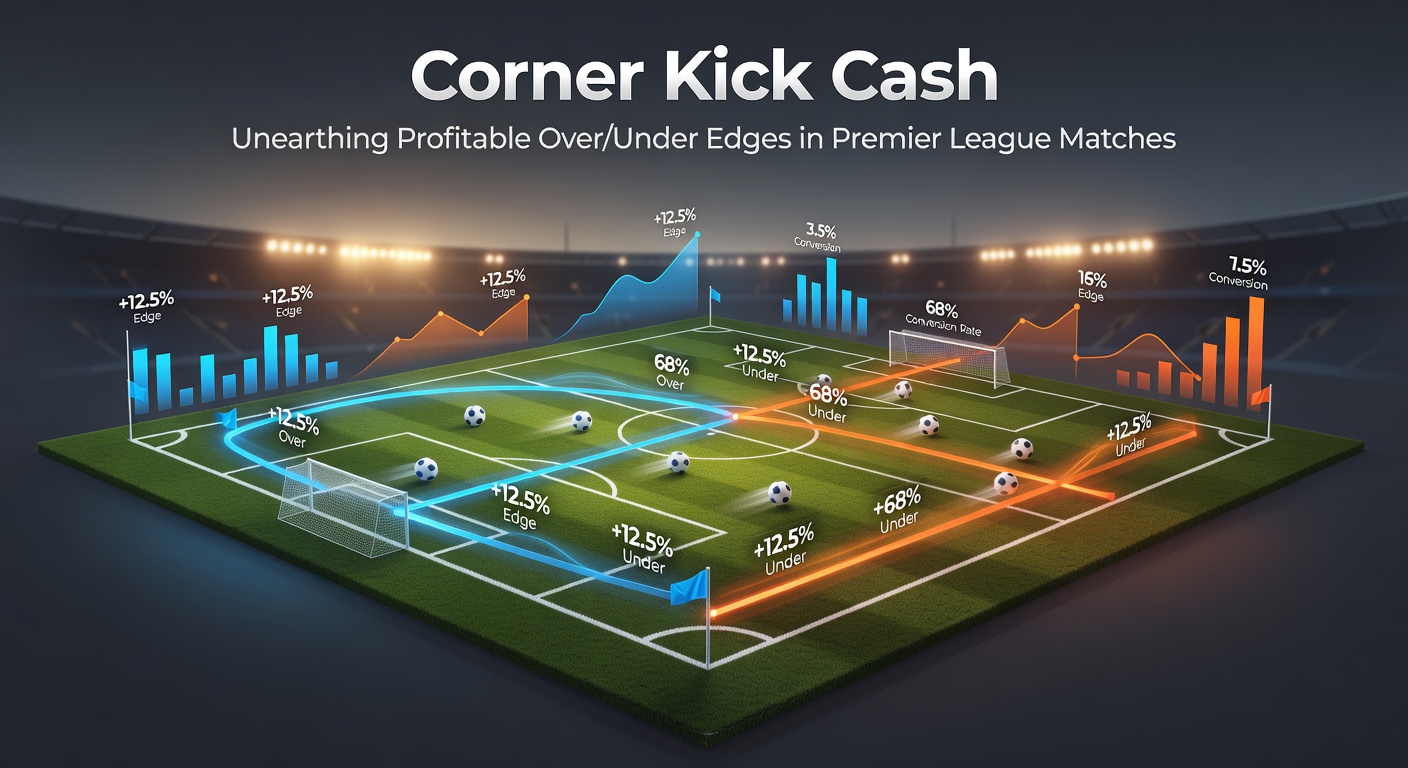 Premier League players competing for a corner kick during a tense match, highlighting set-piece action