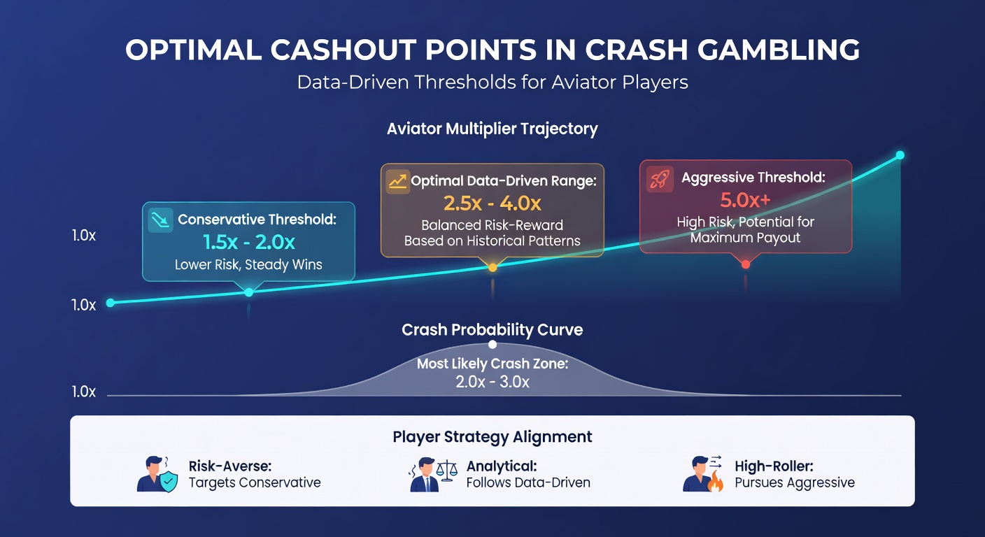Detailed graph of optimal cashout EV curves for different multipliers in Aviator, showing peak profitability zones